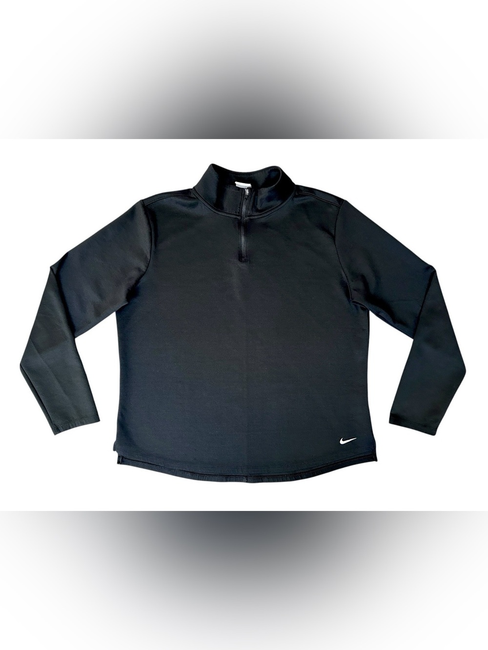 Nike Pullover Women's XL Black 1/4 Zip Running Therma-Fit Stretch Running